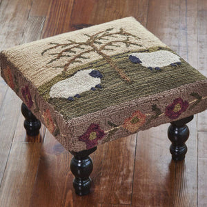 Meadow Hollow Hooked Stool
