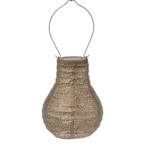 Indoor/Outdoor Bulb Lantern - Gold