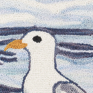 Seaside Watch Hooked Rug