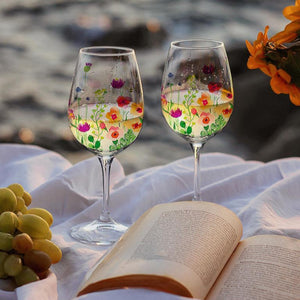 Bloomfield Garden Wine Glasses