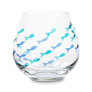Ocean Breeze Stemless Wine Glasses
