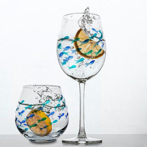 Ocean Breeze Wine Glass