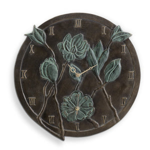 Garden Floral Thermometer / Clock