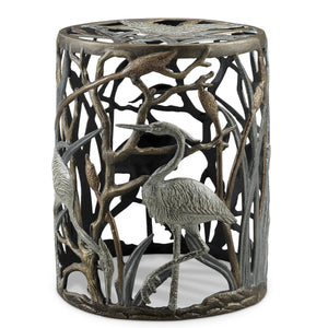 Heron Gathering Drum Table