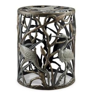Heron Gathering Drum Table