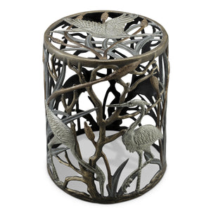 Heron Gathering Drum Table