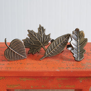 Leaf Napkin Rings
