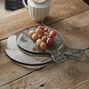 Glass Cutting Board Servers