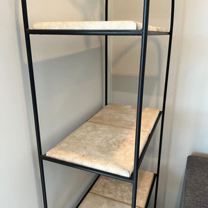 Scroll Double 4-Tier Shelf