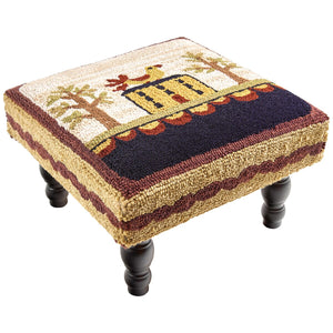 Homestead Haven Hooked Stool