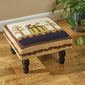 Homestead Haven Hooked Stool