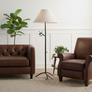 Pinebough Iron Floor Lamp