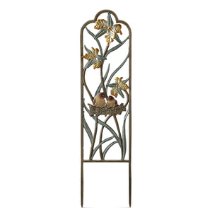 Lovebirds in Bloom Trellis
