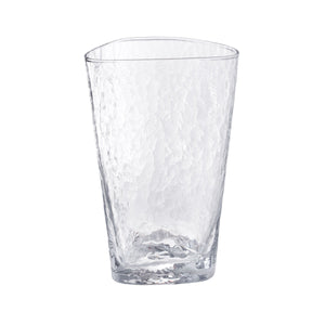 Hammered Tall Drinking Glass