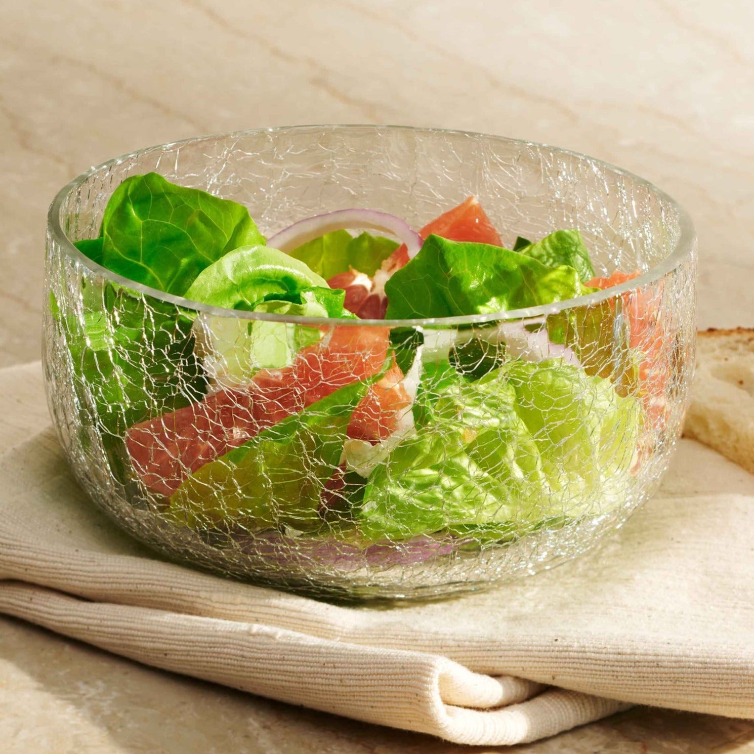 Crackle Serving Bowl - Salad