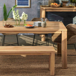 Reclaimed Teak Dining Table - Long