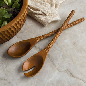 Rocklynn Hand-Carved Salad Servers