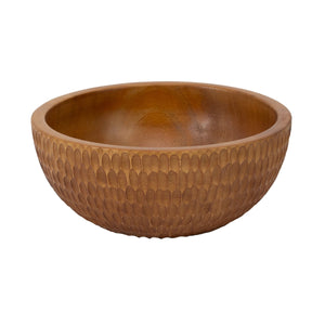 Rocklynn Hand Carved Salad Bowl