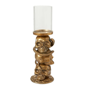 Tower of Skulls Candle Holder
