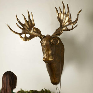 Eugene Elk Wall Sculpture