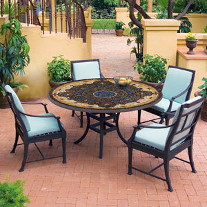 Almirante 48", 54" or 60" Mosaic Patio Table
