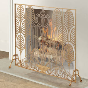 Art Deco French Fireplace Screen