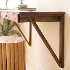 Ashford Reclaimed Wood Wall Desk