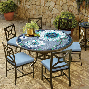 Azula 48", 54" or 60" Mosaic Patio Table