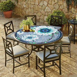 Azula 48", 54" or 60" Mosaic Patio Table