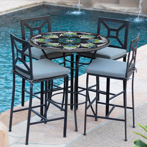 Belcarra Mosaic High Dining Set