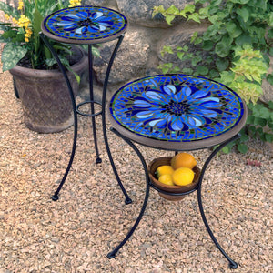 Bella Bloom Mosaic Plant Stands