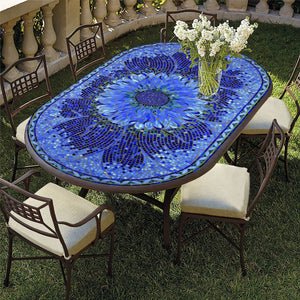 Bella Bloom Mosaic Oval Bistro