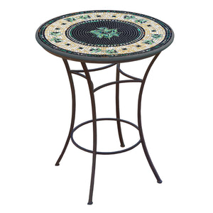Black Olives Mosaic High Dining Set