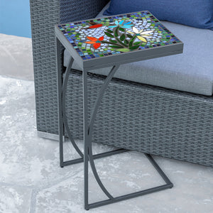 Blue Sky Hummingbird Mosaic C-Table