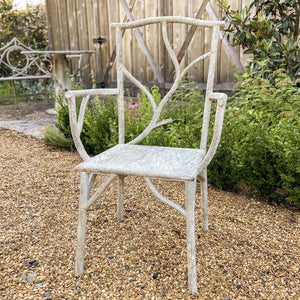 Briarhollow Faux Bois Arm Chair