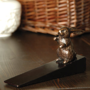 Rustic Rabbit Doorstop