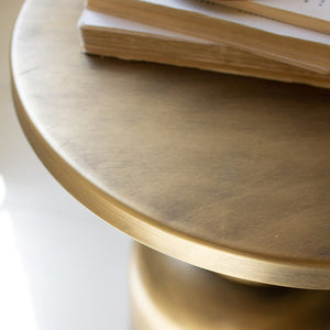 Vintage Vogue Brass Accent Table