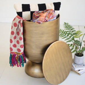 Brass Treasure Storage Table