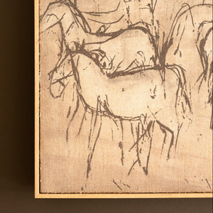 A Thousand Horses Framed Art Print