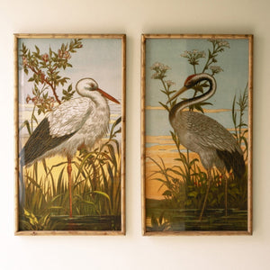 Sunset Herons Prints