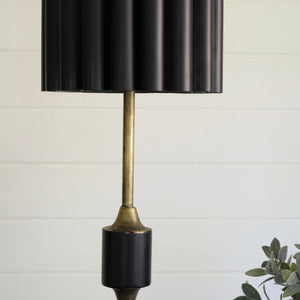 Noir Fluted Table Lamp