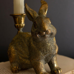 Hopping Hare Candle Holders