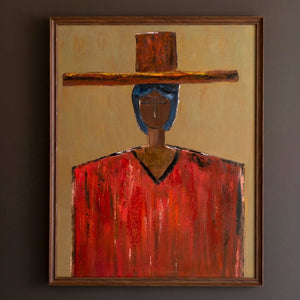 Quiet Resolve Framed Southwest Portrait