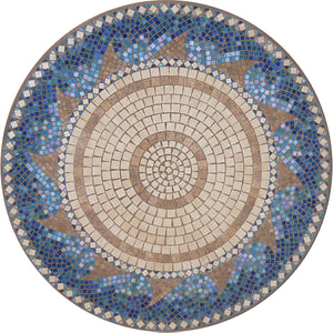 Caribbean Sea Mosaic Table Tops