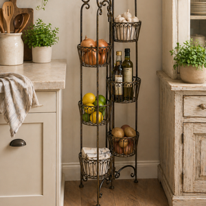 Cast Iron Folding Baskets