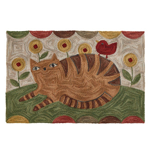 Cheshire Garden Hooked Rug