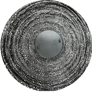 Round Lantern - Dark Grey (Paisley) | Tyvek Hanging Lantern