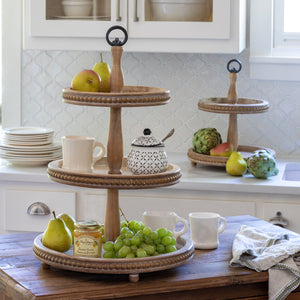 Wooden Tiered Display Stands