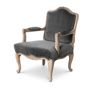 Chloe Velvet Arm Chair