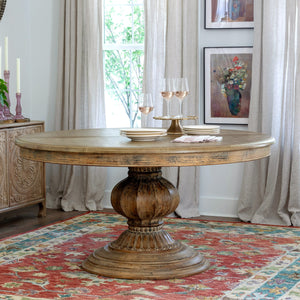 Extending Pedestal Dining Table